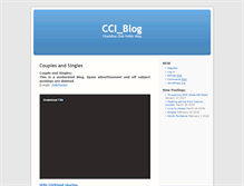 Tablet Screenshot of cci.charldine.com